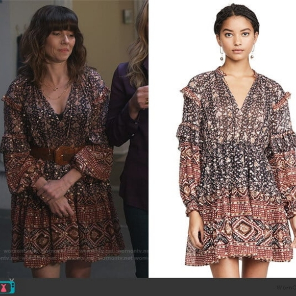 Ulla Johnson 2 Erisa silk floral print mini dress - Picture 5 of 16